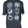 Marvel Avengers Logos Charcoal Tee 3X