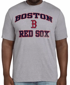 Fanatics MLB Boston Red Sox Heather Gray Short Sleeve Tee Shirt 5XT