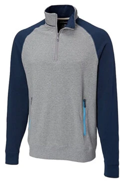 Cutter & Buck Ballinger Half Zip Fleece, 2X, 3X 3 Cutter & Buck Ballinger Half Zip Fleece, 2X, 3X -Big and Tall Outlet CB Ballinger Grey Heather 06030.1490709109