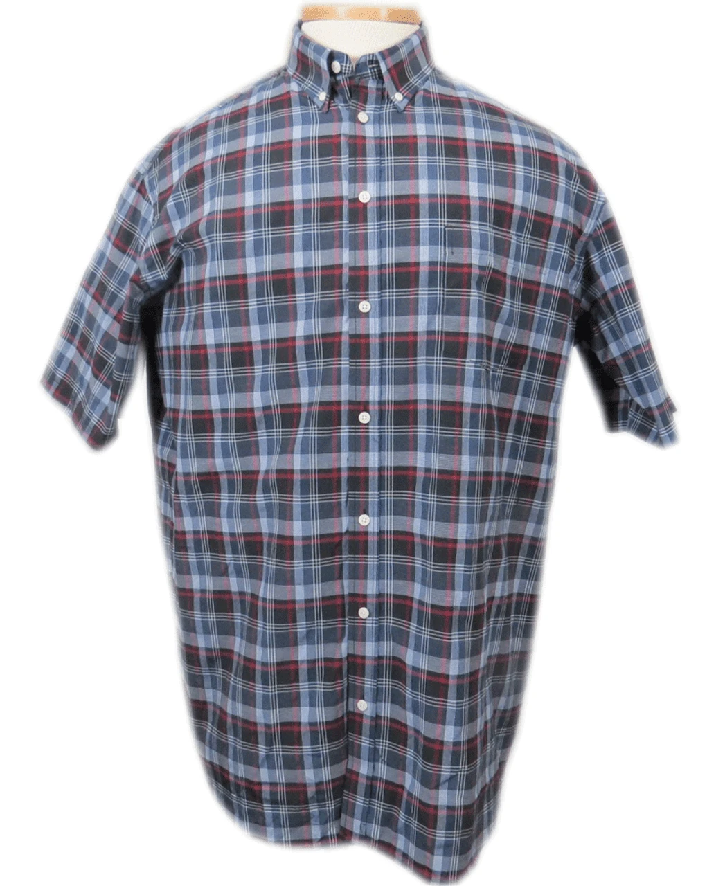 Classics By Falcon Bay Short Sleeve Plaid Sport Shirt 2 Patterns 5X, 6X, 7X, 9X, 10X 1 Classics By Falcon Bay Short Sleeve Plaid Sport Shirt 2 Patterns 5X, 6X, 7X, 9X, 10X