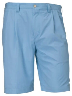 Cutter & Buck Orin Fine Twill Pleated Light Blue Shorts 52, 56