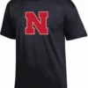 Champion Nebraska Cornhuskers Primary Logo Tee 3XT, 4X, 4XT, 5X -Big and Tall Outlet ChampNETee 62370.1682527661