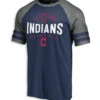 MLB Cleveland Indians Raglan Tee LT, 2X, 2XT, 3X 2 MLB Cleveland Indians Raglan Tee LT, 2X, 2XT, 3X -Big and Tall Outlet ClIndiansRaglantee 48693.1635872716