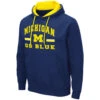 Colosseum University Of Michigan Embroidered Hoodie 3X -Big and Tall Outlet ColUofMHoodieNavy 97927.1577131596
