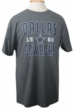 NFL Dallas Cowboys Heather Charcoal Tee Shirt 2XT, 3X, 4XT