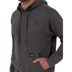Dickies Pullover Hoodie 2 Colors 2X, 4X -Big and Tall Outlet DickiesHoodCloseup 97885.1604436126