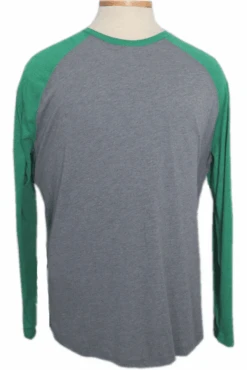 Everyday Essentials Raglan Baseball Style Long Sleeve Tees 4 Colors 2X, 3X -Big and Tall Outlet EDBRaglanKelly 18872.1682698584