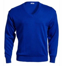Edwards Acrylic Jersey Knit V-Neck Sweater 6 Colors 2X, 3X, 4X, 5X -Big and Tall Outlet EdsVRoyal 02534.1636651876