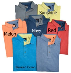 F/X Fusion Melange Polo With Contrast 4 Colors XLT, 2X, 2XT