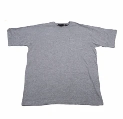 Private Label Pocket Tee 5 Colors 2XT, 3X, 3XT, 4X, 4XT, 5X, 5XT, 6X, 6XT, 7X, 8X, 10X -Big and Tall Outlet FbayteeHgray 28395 23492.1712333445