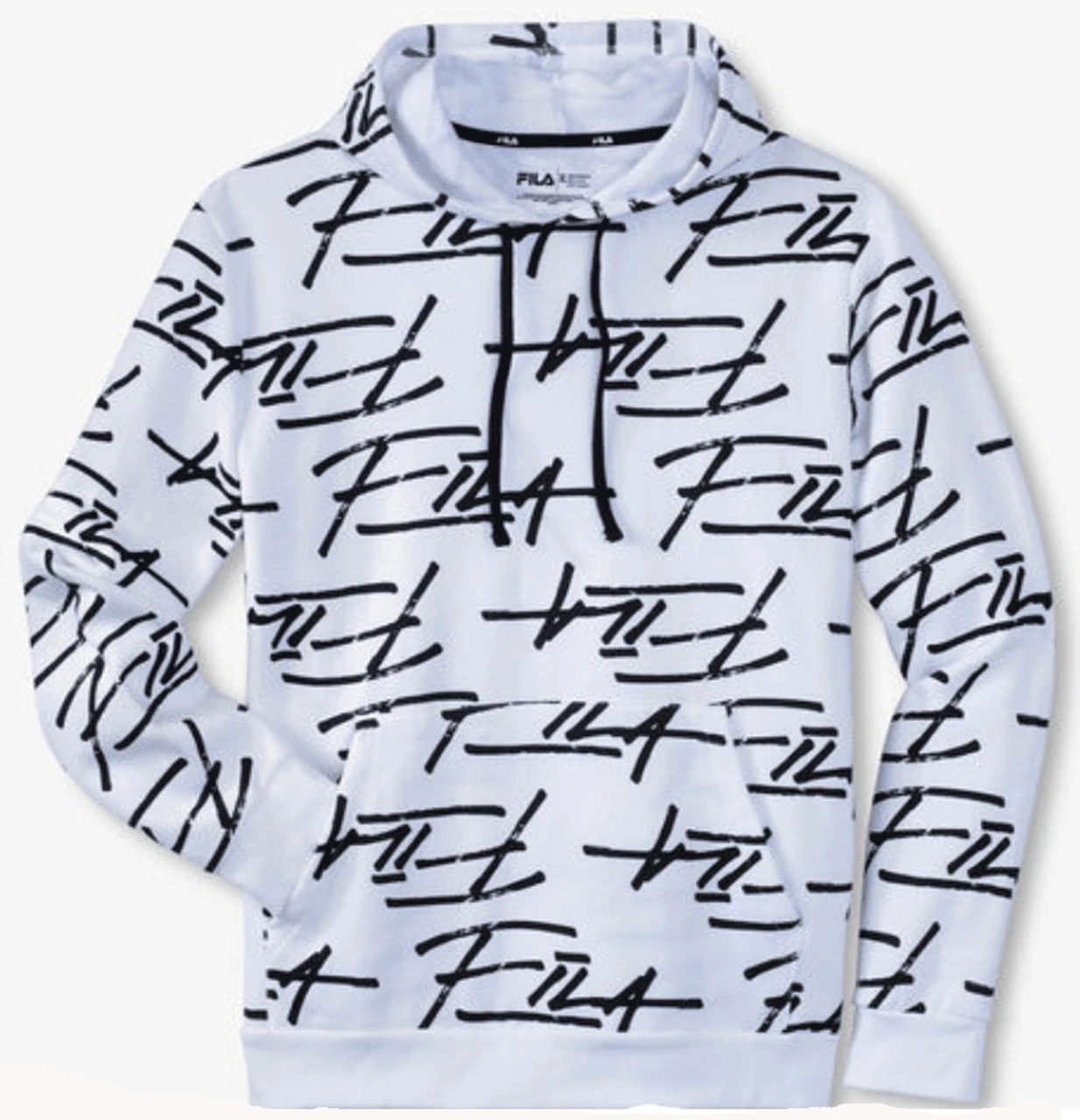Fila All Over Graffiti Logo Print Hoodie 2 Colors 2X, 2XT, 3X, 3XT, 4XT, 5XT 2 Fila All Over Graffiti Logo Print Hoodie 2 Colors 2X, 2XT, 3X, 3XT, 4XT, 5XT - Image 2