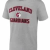 Fanatics MLB Cleveland Guardians Heather Gray Short Sleeve Tee Shirt 5XT -Big and Tall Outlet Guardianstee 13642.1695408887