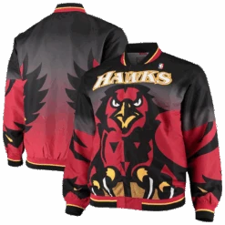 Mitchell & Ness Atlanta Hawks Hardwood Classics Authentic Warm-Up Full-Snap Jacket 2X -Big and Tall Outlet HawksCoat1 91671.1613661777