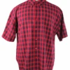 Indygo Smith Red & Navy Plaid Short Sleeve Sport Shirt 3X 5 Indygo Smith Red & Navy Plaid Short Sleeve Sport Shirt 3X -Big and Tall Outlet Indygosmithred 64081.1719429701