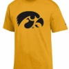Champion Iowa Hawkeyes Gold Mascot Tee XLT, 2X, 3X, 5X