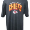 Fanatics Kansas City Chiefs Heather Charcoal Short Sleeve Tee Shirt 5X -Big and Tall Outlet KCChiefsCharcTee 14555.1696001591