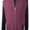 King Size Full-Zip Vest 2 Colors 4X, 5X -Big and Tall Outlet KSFZVestBurgundy 83968.1697652357