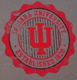 Adidas Long Sleeve Indiana University Seal Tee 2XT, 4X, 6X