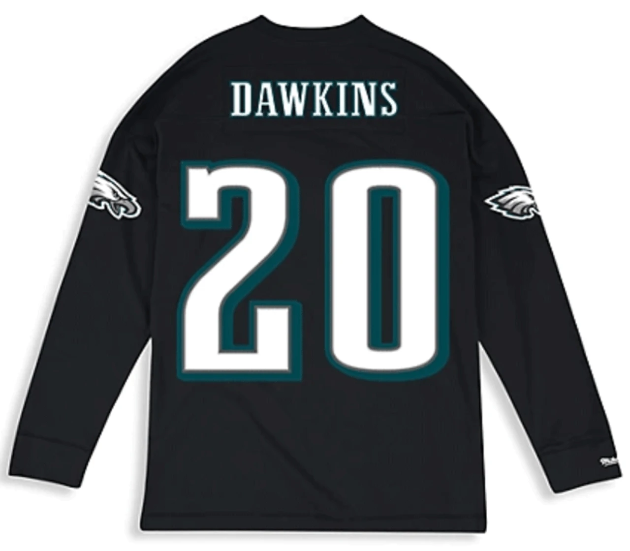 Mitchell & Ness Philadelphia Eagles Throwback Brian Dawkins Long Sleeve Tee Shirt 2XT 2 Mitchell & Ness Philadelphia Eagles Throwback Brian Dawkins Long Sleeve Tee Shirt 2XT - Image 2