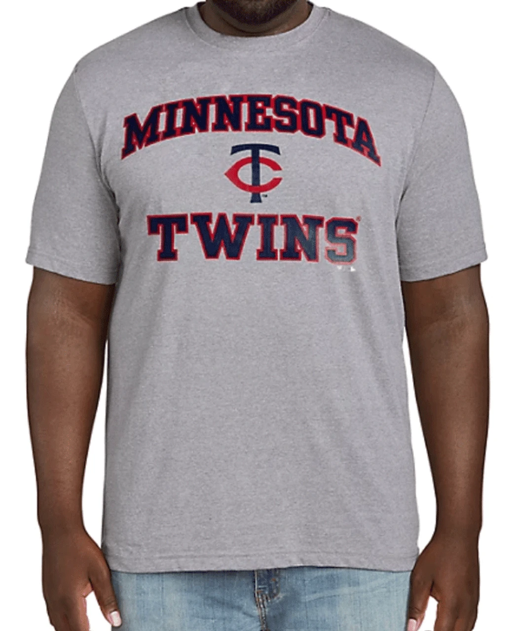 Fanatics MLB Minnesota Twins Heather Gray Short Sleeve Tee Shirt 2X, 5X 1 Fanatics MLB Minnesota Twins Heather Gray Short Sleeve Tee Shirt 2X, 5X