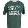 Math Short Sleeve Printed Tee Shirt 2X, 2XT, 3X, 3XT, 4X, 5X 2 Math Short Sleeve Printed Tee Shirt 2X, 2XT, 3X, 3XT, 4X, 5X -Big and Tall Outlet Mathhuntergrn 67358.1683313182