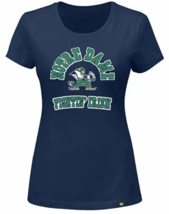 Women's Notre Dame Navy Blue Fightin' Irish Tee Shirt, 1X, 2X, 3X, 4X