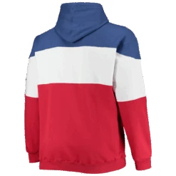 New York Rangers Fanatics Branded NHL Colorblock Fleece Hoodie XLT, 4XT 6 New York Rangers Fanatics Branded NHL Colorblock Fleece Hoodie XLT, 4XT -Big and Tall Outlet NYRangersHoodieBack 26625.1642428377