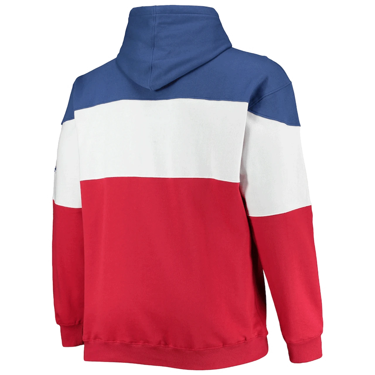 New York Rangers Fanatics Branded NHL Colorblock Fleece Hoodie XLT, 4XT 3 New York Rangers Fanatics Branded NHL Colorblock Fleece Hoodie XLT, 4XT - Image 3