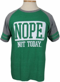 Nope, Not Today Short Sleeve Printed Tee Shirt 3 Colors 2X, 3X, 5X