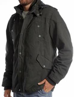 PX Premium Xpression Sherpa Lined Hooded Cotton Dark Charcoal Jacket 3X -Big and Tall Outlet PXJckt3 44965.1724961041