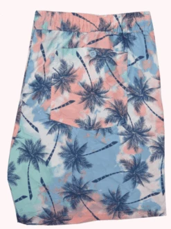 Palm Tree Pattern Swim Trunks 2X