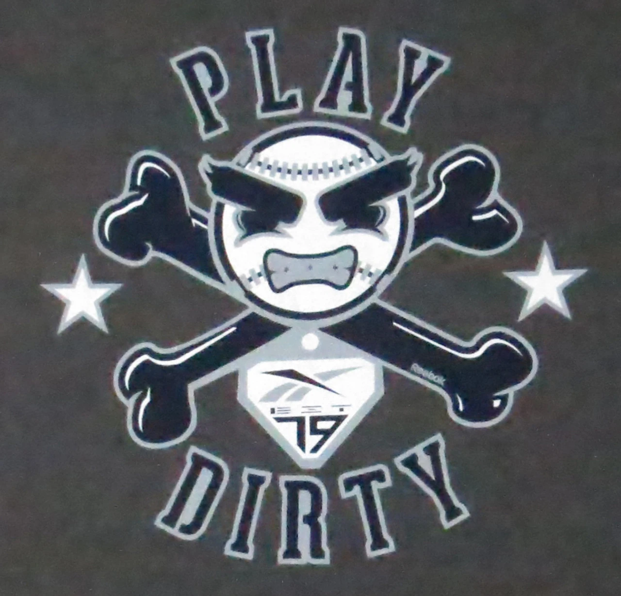 Reebok Play Dirty Printed Tee Shirt 2 Colors 2X 4 Reebok Play Dirty Printed Tee Shirt 2 Colors 2X - Image 4