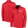 Majestic Cincinnati Reds Coolbase Quarter Zip XLT, 2XT, 3XT