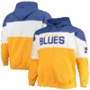 St. Louis Blues Fanatics Branded NHL Colorblock Fleece Hoodie 5X