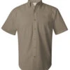 Featherlite Short Sleeve Stain Resistant Twill Shirt 3 Colors 3X, 6X 19 Featherlite Short Sleeve Stain Resistant Twill Shirt 3 Colors 3X, 6X -Big and Tall Outlet SSFeatherliteTan 06931.1581967777