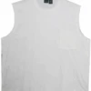 Scandia Woods White Sleeveless Pocket Tee 5X -Big and Tall Outlet SWWhiteSlvls 04678.1712161354