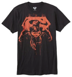 DC Comics Super Boy Black T-Shirt 3X