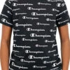 Champion Heritage All Over Print Tee Shirt 2 Colors, 1X, 2X, 3X, 4X, 5X