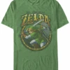 Legend Of Zelda Ocarina Of Time Tee Shirt 2X -Big and Tall Outlet Zeldatee 96817.1713899319