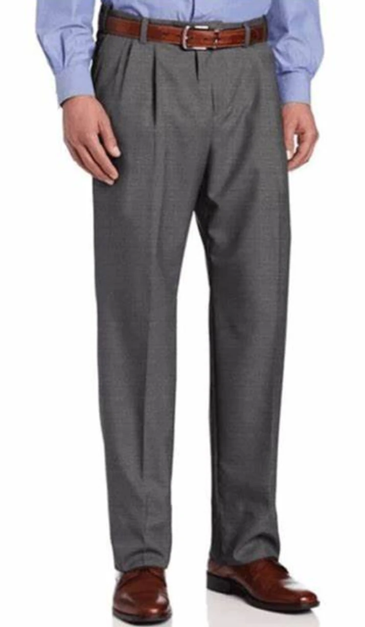 Ascott Browne Expander Waistband Pleated Front Wool Blend Dress Pants 3 Colors 44, 50, 54 5 Ascott Browne Expander Waistband Pleated Front Wool Blend Dress Pants 3 Colors 44, 50, 54 - Image 5
