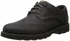 Dunham Revdare Leather Wingtip Black Oxford Size 10 Extra Wide
