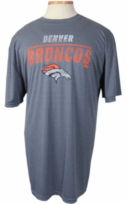 Majestic NFL Denver Broncos Dri Fit Tee Shirt 4XT