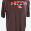 NFL Cleveland Browns Moisture Wicking Pindot Tee Shirt, 3X -Big and Tall Outlet brownspindot 84582.1754941877