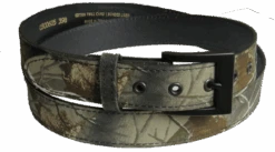 Cotton Twill Camo Bonded Lined Belt With Grommets Waist Size 50-54