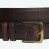 Canterbury Brown Oil Tanned Leather Belt Size 44