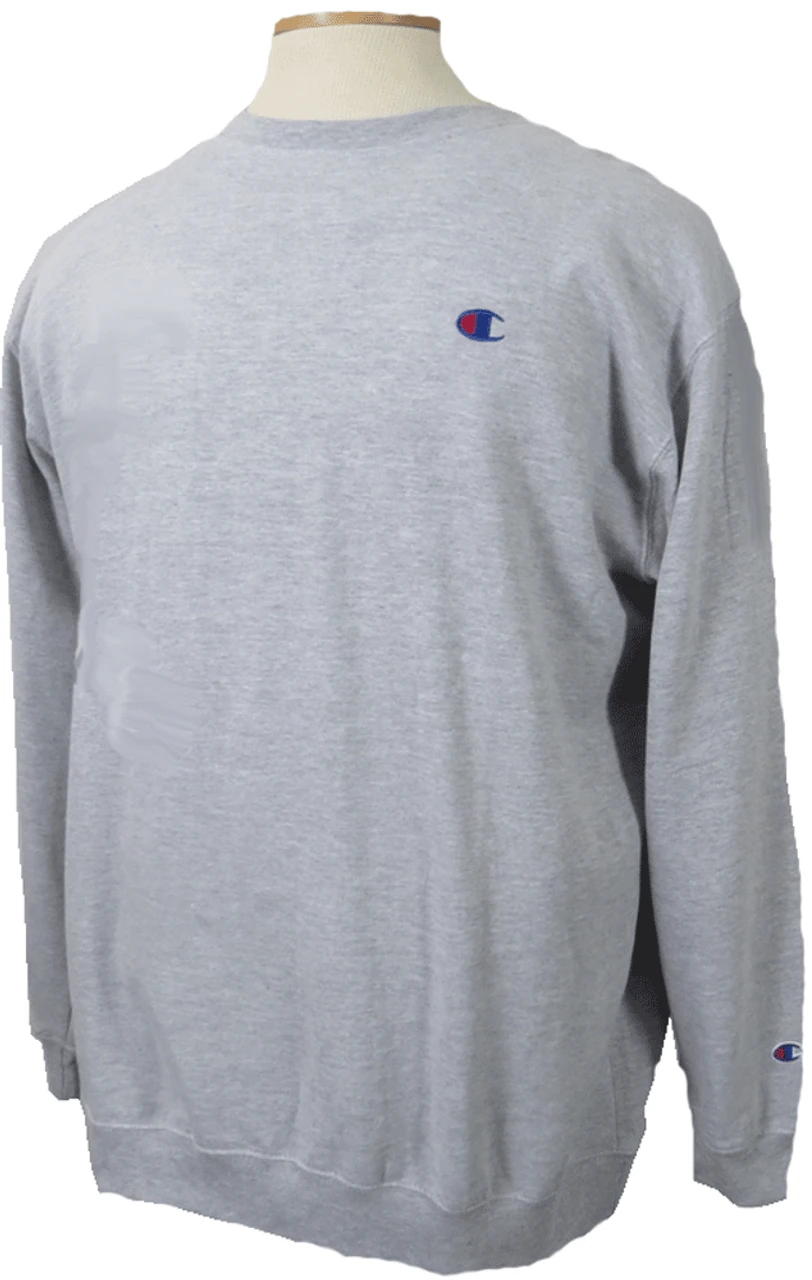 Champion Crew Neck Sweatshirt 3 Colors 2X, 3X, 4X, 5X 1 Champion Crew Neck Sweatshirt 3 Colors 2X, 3X, 4X, 5X