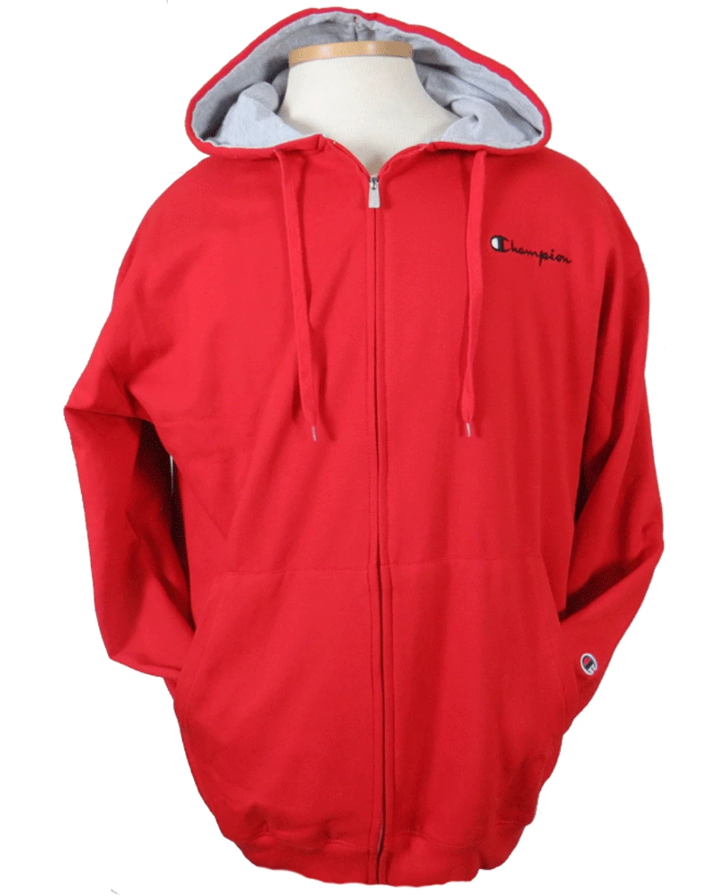 Champion Red Full Zip Hoodie 3X, 3XT 1 Champion Red Full Zip Hoodie 3X, 3XT