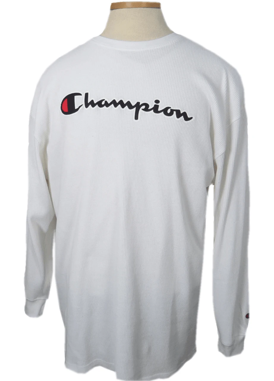 Champion Waffle Weave Long Sleeve Thermal Shirt XLT, 2XT, 3X 1 Champion Waffle Weave Long Sleeve Thermal Shirt XLT, 2XT, 3X