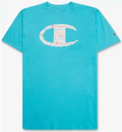 Champion Script In Logo Short Sleeve T Shirt 4 Colors Sizes 3XT, 4X, 4XT