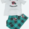 King Size, "I'm Just Here For Coffee," 2-Piece Pajama Set, XLT -Big and Tall Outlet coffeepjset2 24784.1753903361